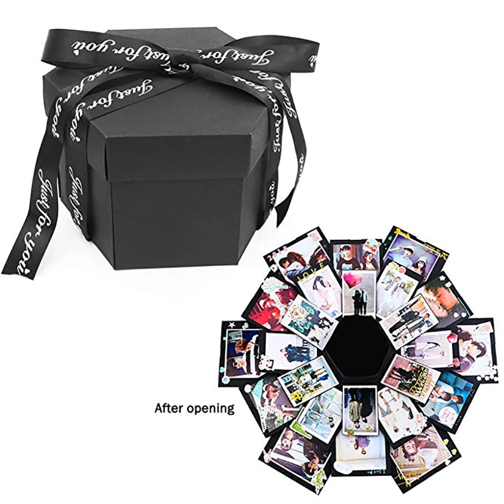 День Святого Валентина сделай сам сюрприз любовь взрыв коробка подарок