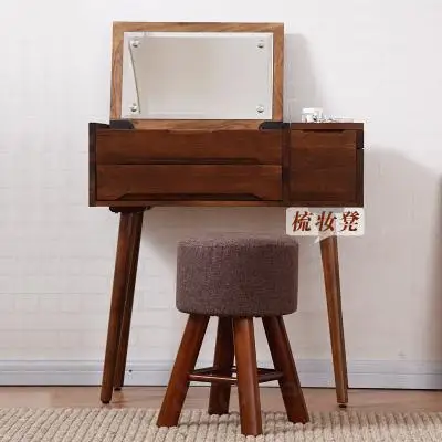 Твердый деревянный стол и планировать домашняя стул для макияжа обуви
