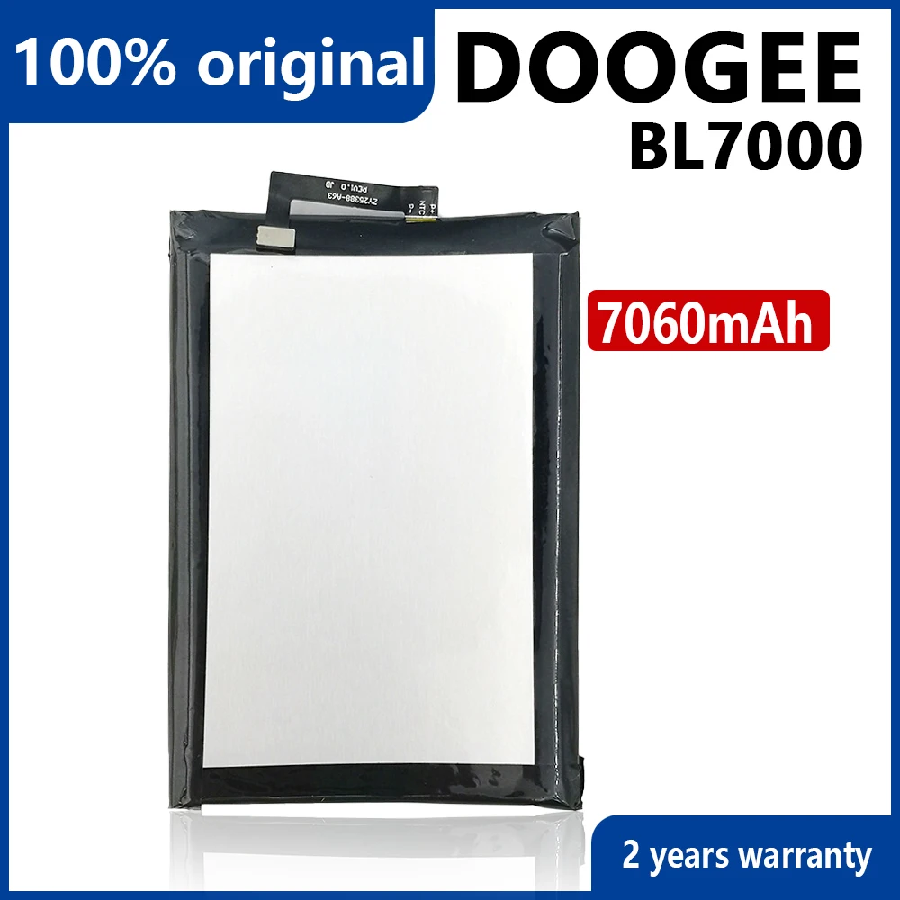 100 original 7060mah bl 7000 phone battery for doogee bl7000 high quality batteries with tracking number free global shipping