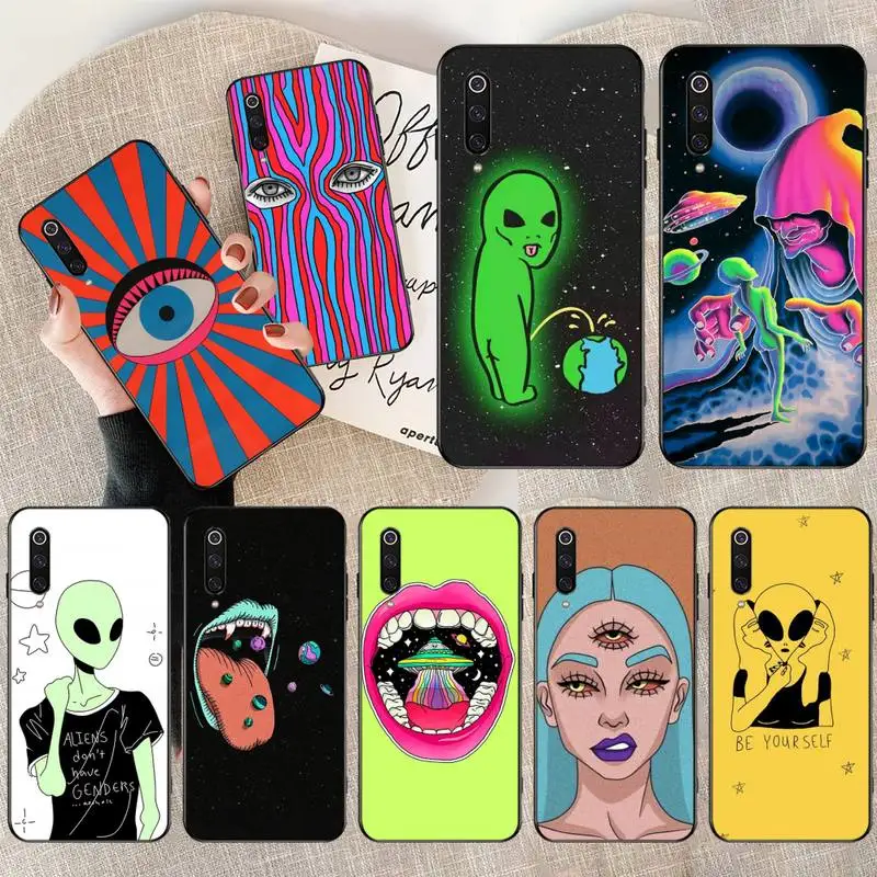HPCHCJHM милый мультяшный краситель инопланетянин клиент высококачественный чехол