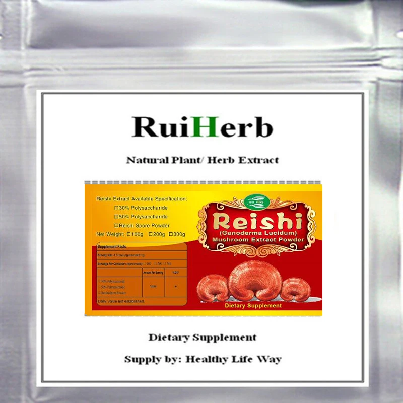 

Reishi Extract 50% Polysaccharide Powder Ganoderma Lucidum Extract Immune System Support