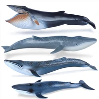 simulation large blue whale model toy marine animal model plastic solid boys children kids cognitive gifts action figure model