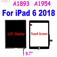 9 7 for ipad 6 2018 lcd a1893 a1954 ipad 6 6th 2018 for ipad 9 7 2018 lcd display touch screen digitizer for ipad 6 2018 touch