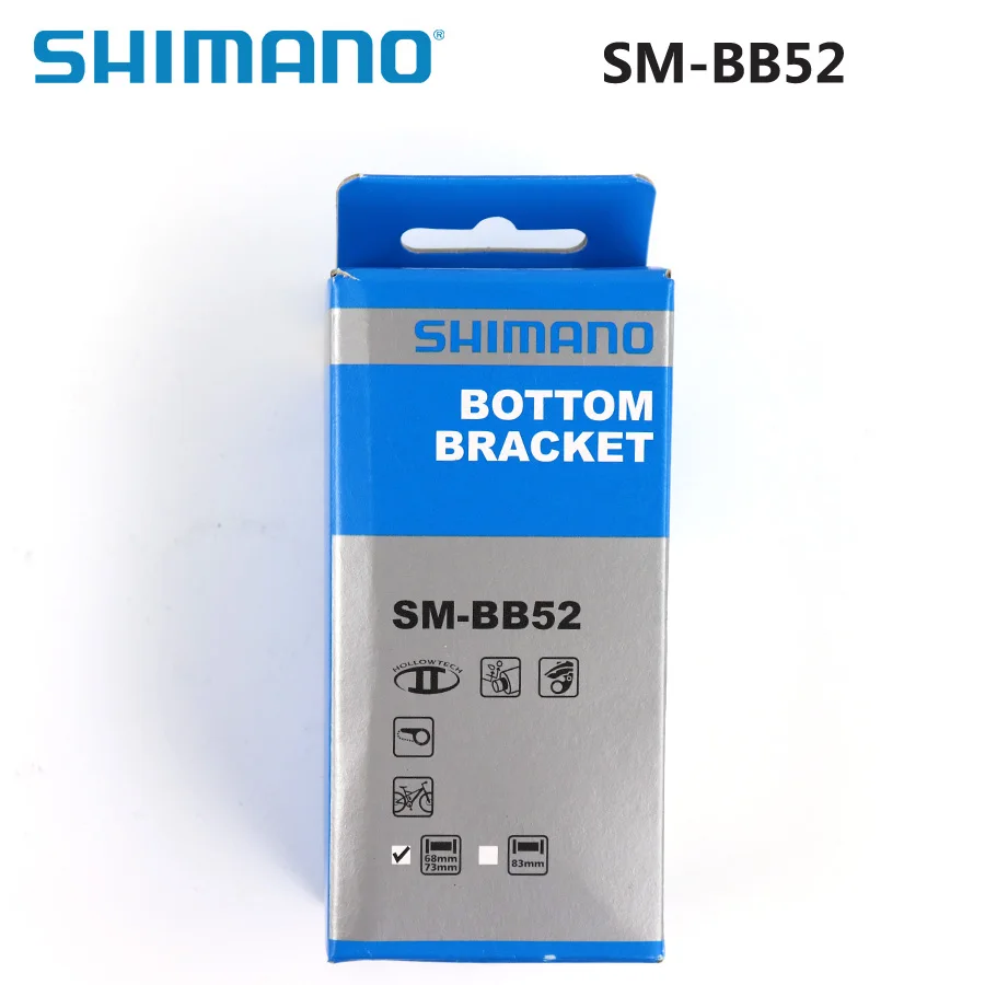 SHIMANO Deore SM BB52 Hollowtech II горный велосипед каретка 68/73 мм BB52 каретка велосипеда Запчасти