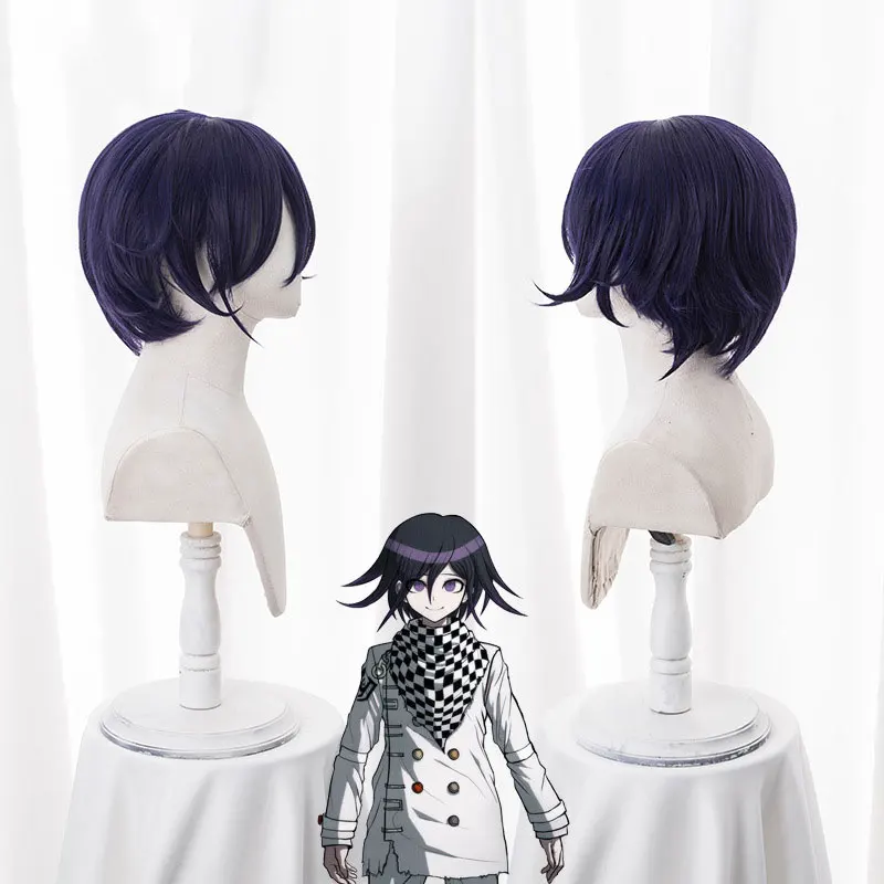 Парик Danganronpa V3: killy Harmony Ouma Kokichi для мужчин и мальчиков короткий прямой аниме-парик