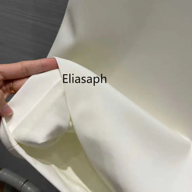 

Luxury Brand White Dress for Women Summer 2021 New Crystal Collar Short Sleeve Party Dress Top Quality A Line Slim Evening Dress