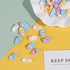 10 шт.упак. 1:12 кукольный домик миниатюра металлические туфли-мокасины для женщин; 112 Масштаб Кукольный дом гостиная спальня украшения аксессуары