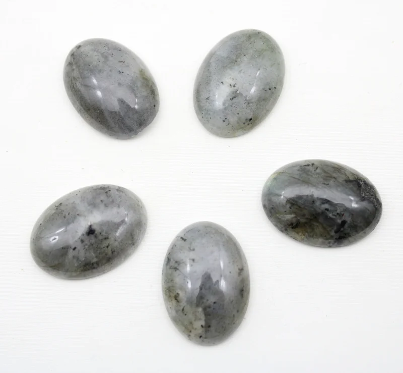 Оптовая продажа 1 шт. 18x25 мм натуральный камень лабрадорит овальный кабошон без
