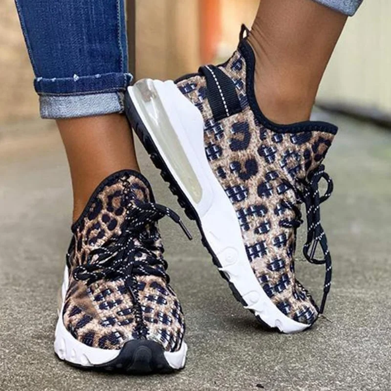 

2021 Women Sneakers Summer Outdoor Sports Shoes Multicolor Leisure Comfortable Lace Up Plus Size Zapatos De Mujer Casual Shoes