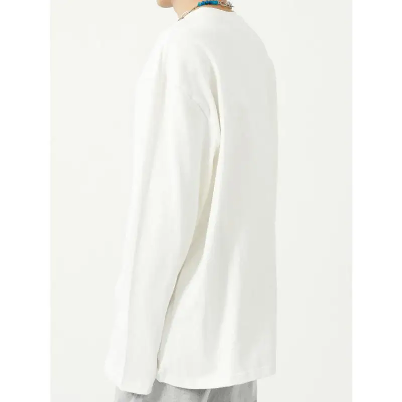 Мужская футболка с длинным рукавом и круглым вырезом | одежда