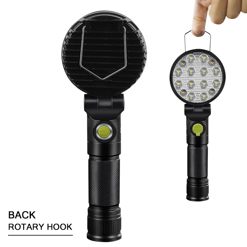 torch flash light red blue white with Magnet Micro USB 18650 charge hunting camping waterproof lanterna cob led flashlight | Лампы и