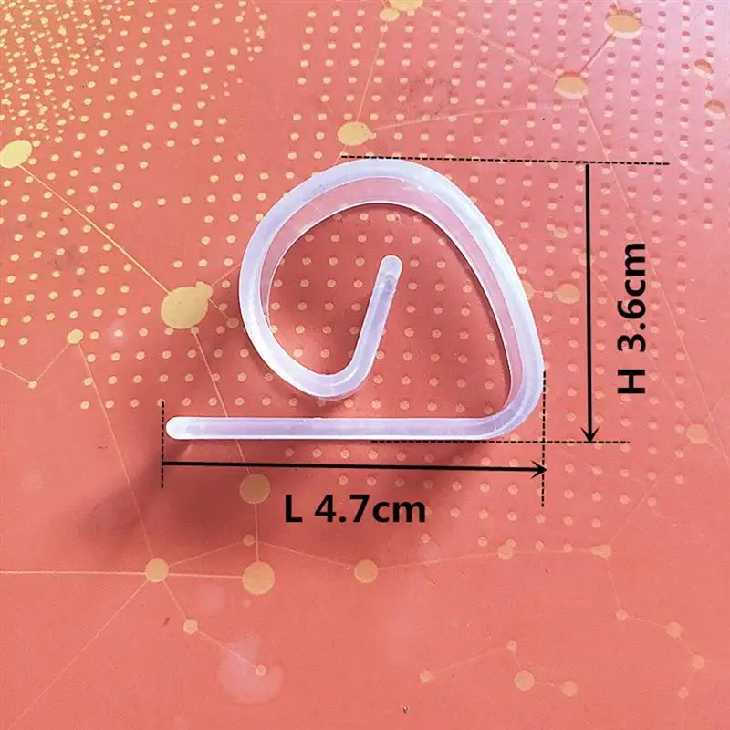 

50PCS Transparent Table Clips Holder Cloth Clamps Tablecloth Clip Plastic Table Cover Clamp Table Cloth Holder for Wedding