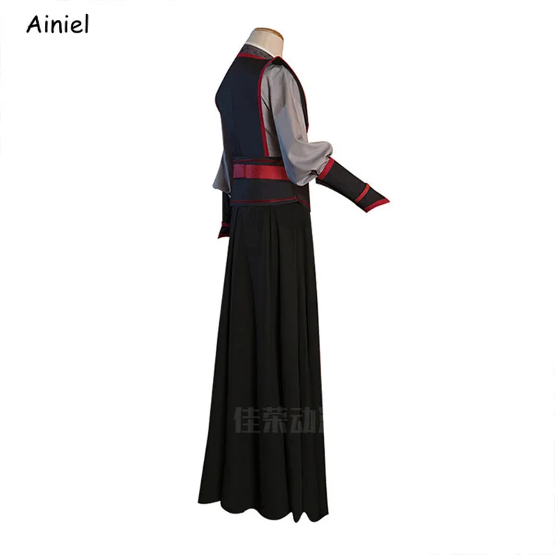 Mo дао ЗУ Shi Lan Wangji косплей на каждый день Wei Wuxian Костюм Униформа с париком в