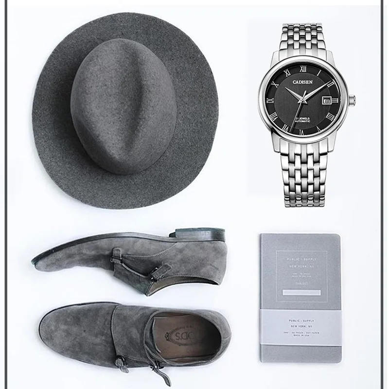 

CADISEN Men's Mechanical Watches 2019 Automatic Watch Men Classic Business Watch Men Luxury Brand Waterproof Clock Reloj Hombre