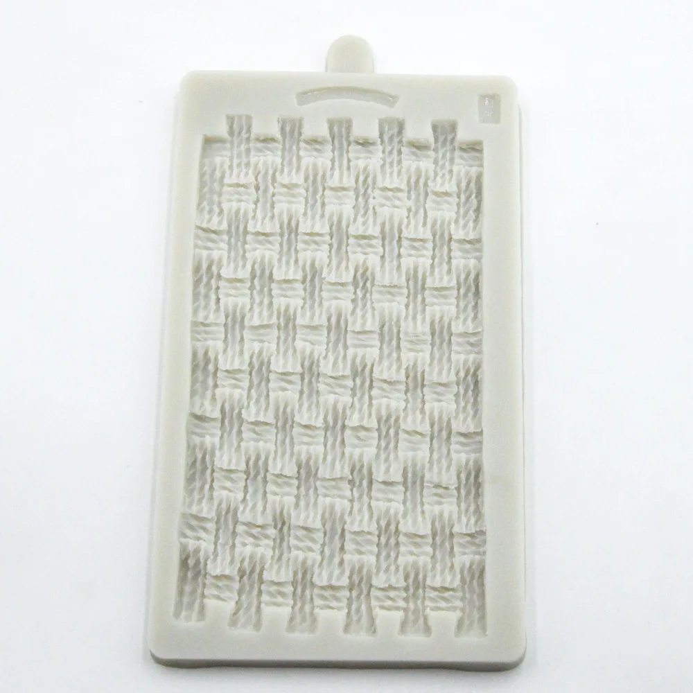 Новая форма для мастики торта шерстяной узор Жидкая силиконовая края инструмент