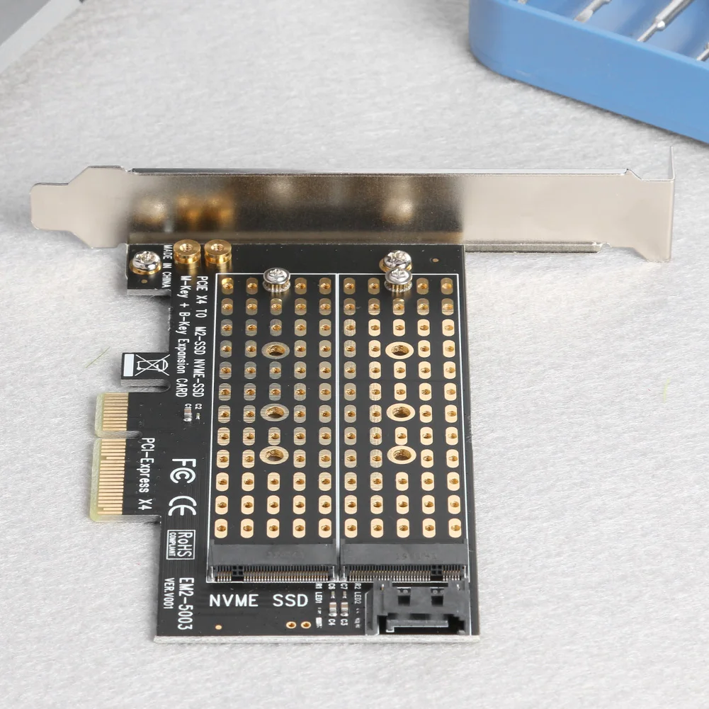 M + B Key M.2 NGFF к PCIE 3 0 X4 NVMe SATA конвертер карта M2 SSD PCI Express адаптер для 2230 2242 2260 2280 |