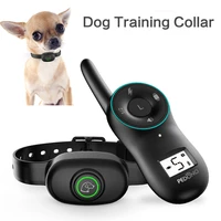 dog electric collar waterproof dog training collar rechargeable remote dog bark control collar anti bark pet trainer shock vibra