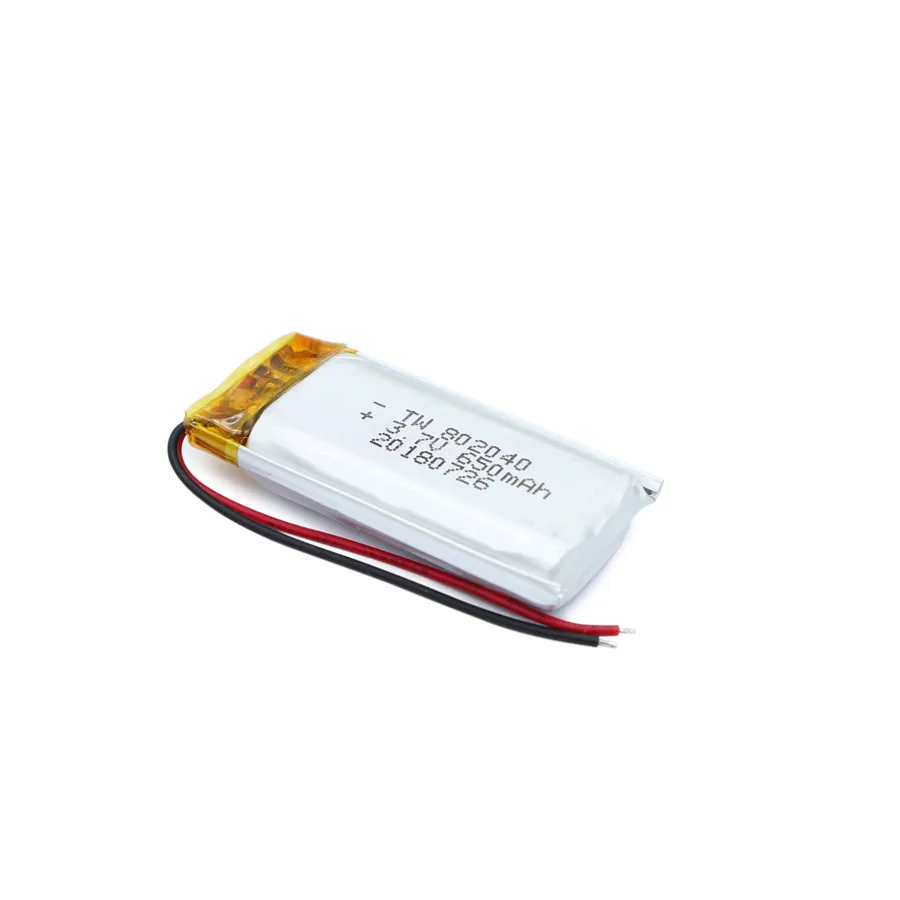 Бесплатная Доставка Заводская распродажа 3 7 v 802040 650mAh литий полимерные
