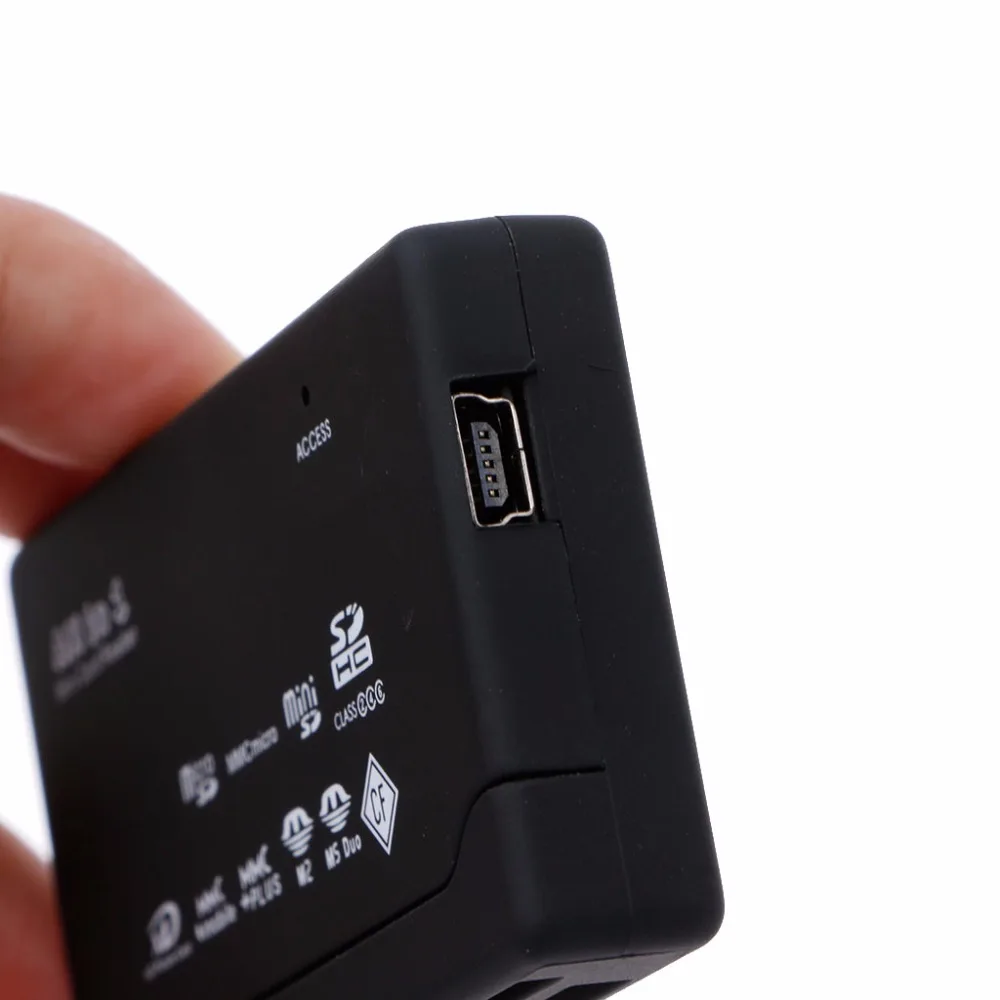 Все в одном считыватель карт памяти для USB внешний мини Micro SD SDHC M2 MMC XD CF|Картридеры|