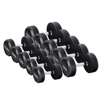 classic 5kg 20kg round dumbbell mens household rubber coated steel dumbbell gym womens special fitness equipment