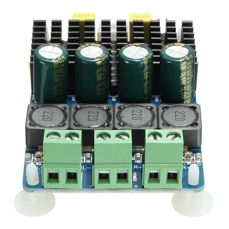 Tda7498 2 канала 2X100W Dc 8 ~ 32V Цифровой стерео усилитель мощности|Аксессуары для