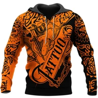 new beautiful viking odin tattoo 3d full print mens zipper hoodie fashion unisex sweatshirt casual street unisex hoodie