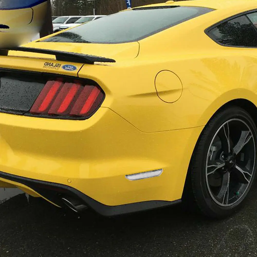 Gtinthebox задняя сторона Габаритные фары w Белый светодиодный свет для 2015 и до Ford Mustang