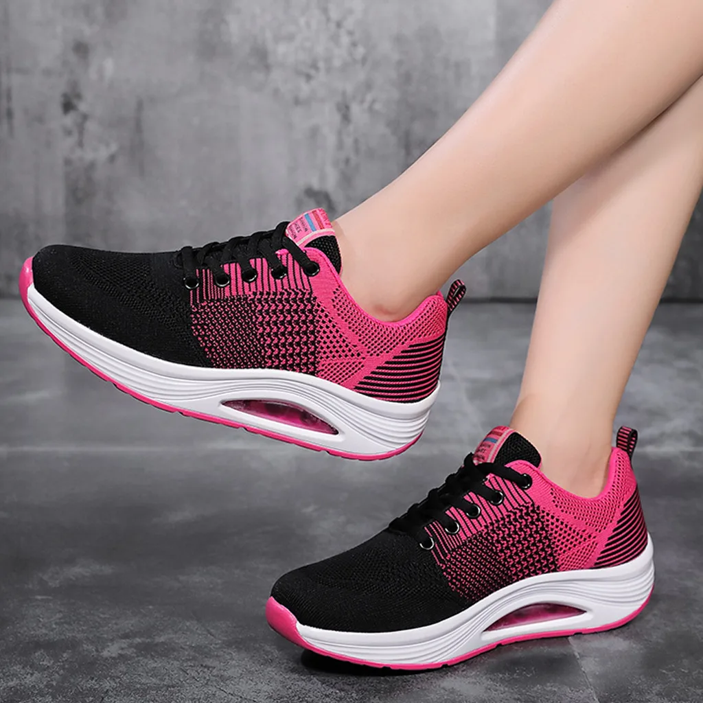 2020 светильник кроссовки для бега женские дышащие zapatos de mujer резина высокое