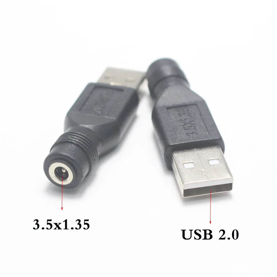 1/2/5 шт. переходник с Micro USB / 2 0 на штекер DC 3 5*1 35/4 0*1 7 мм|Соединители| |
