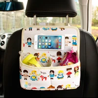auto cartoon cute style car back seat storage organizer hanging bag stowing tidying baby kids sundry specially accessories