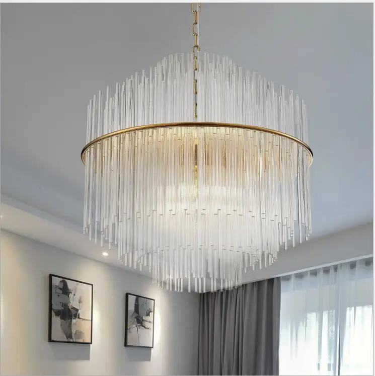 Скандинавская Люстра для гостиной домашняя стеклянная Минималистичная