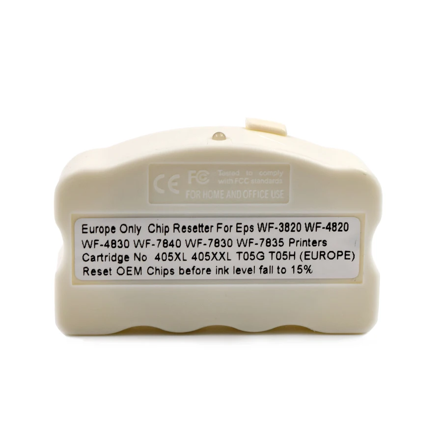 405 405xl обломок Resetter и Номер картриджа чип для Epson WF-3820 WF-3825 WF-4820 WF-4825 WF-4830 WF-7830 7820 WF-7835