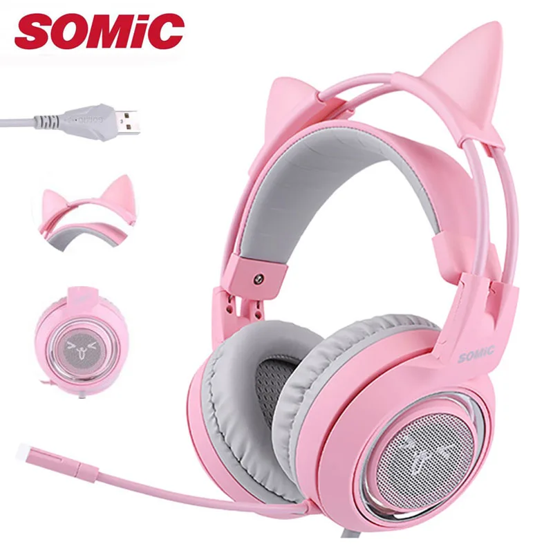 Игровые наушники 7 1 звуковая USB гарнитура с вибрацией микрофоном для компьютера