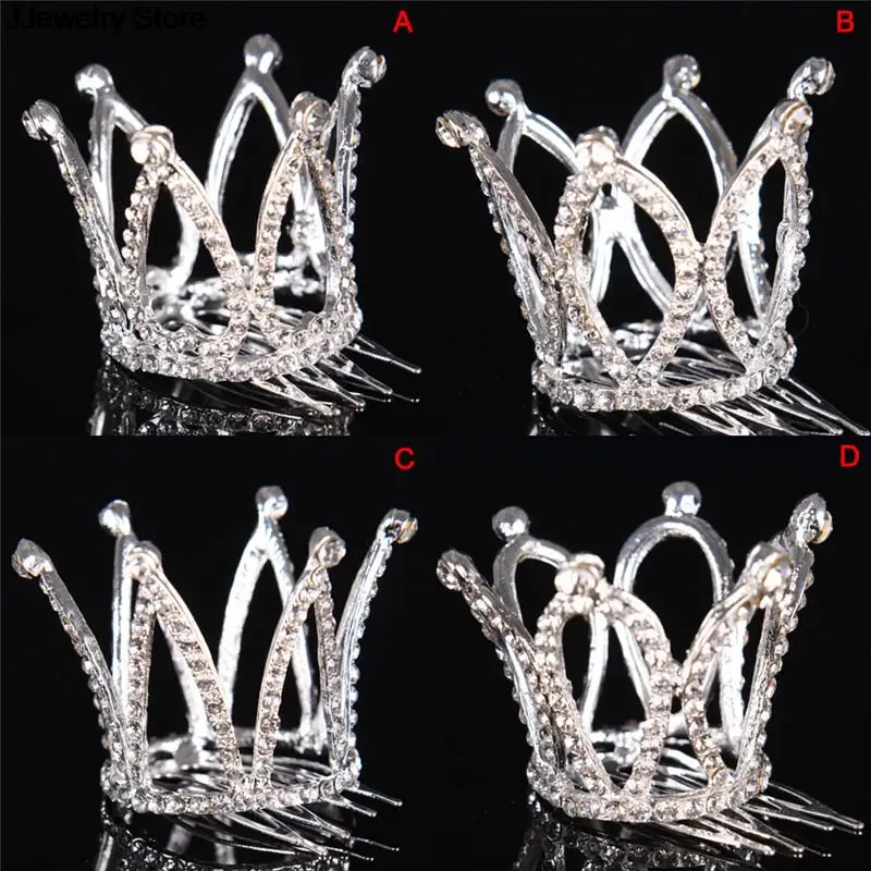 Mini Women Girl Rhinestone Crown Bridal Tiara Hair Comb Pin For Wedding Party | Украшения и аксессуары