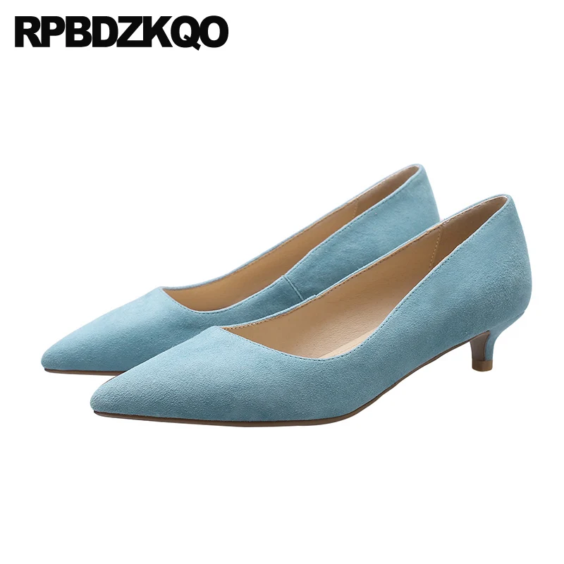 Женские модельные туфли на шпильке роскошные дизайнерские из натуральной замши