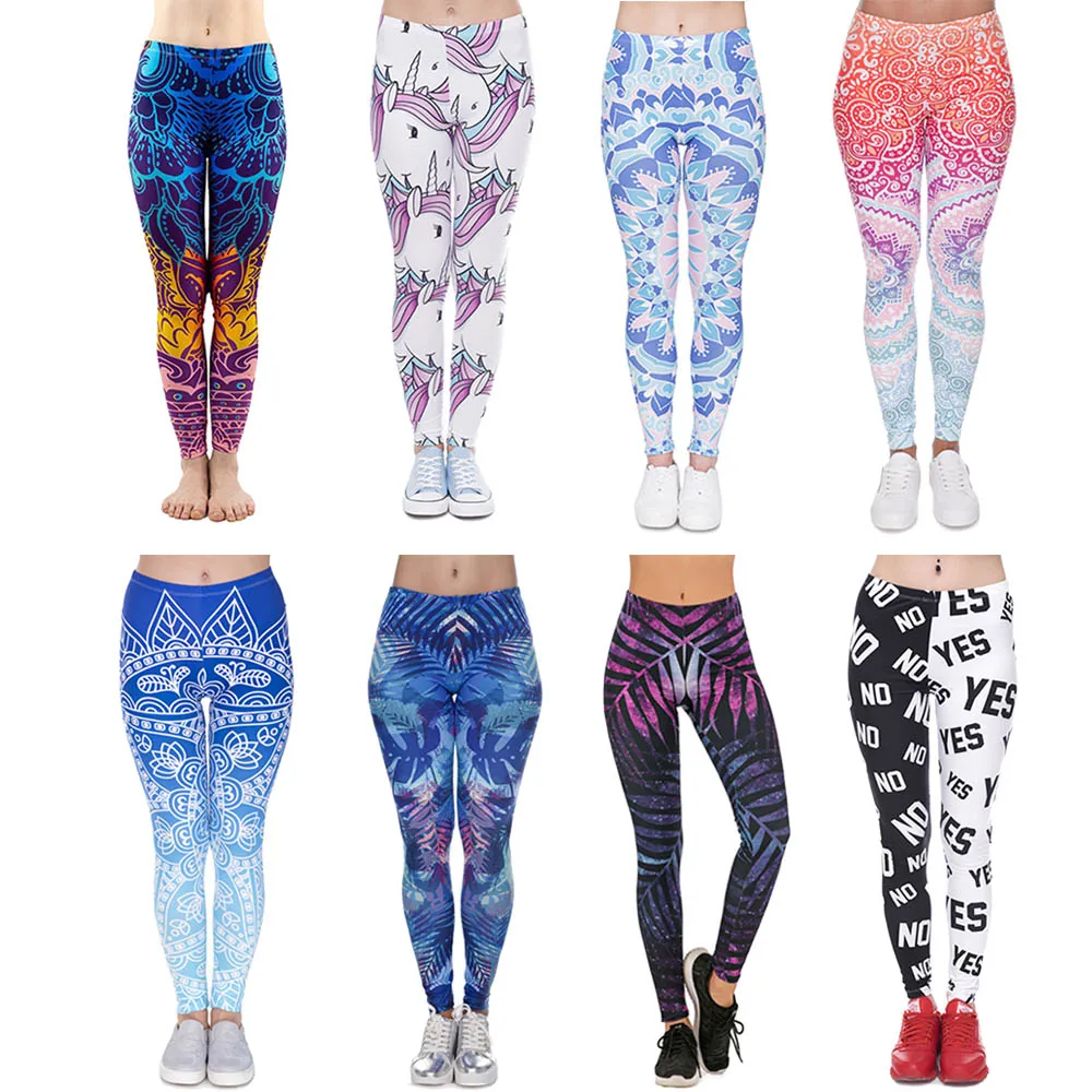 Леггинсы с принтом из мультфильма 3D цифровой ацтеков брюки 12% сексуальный