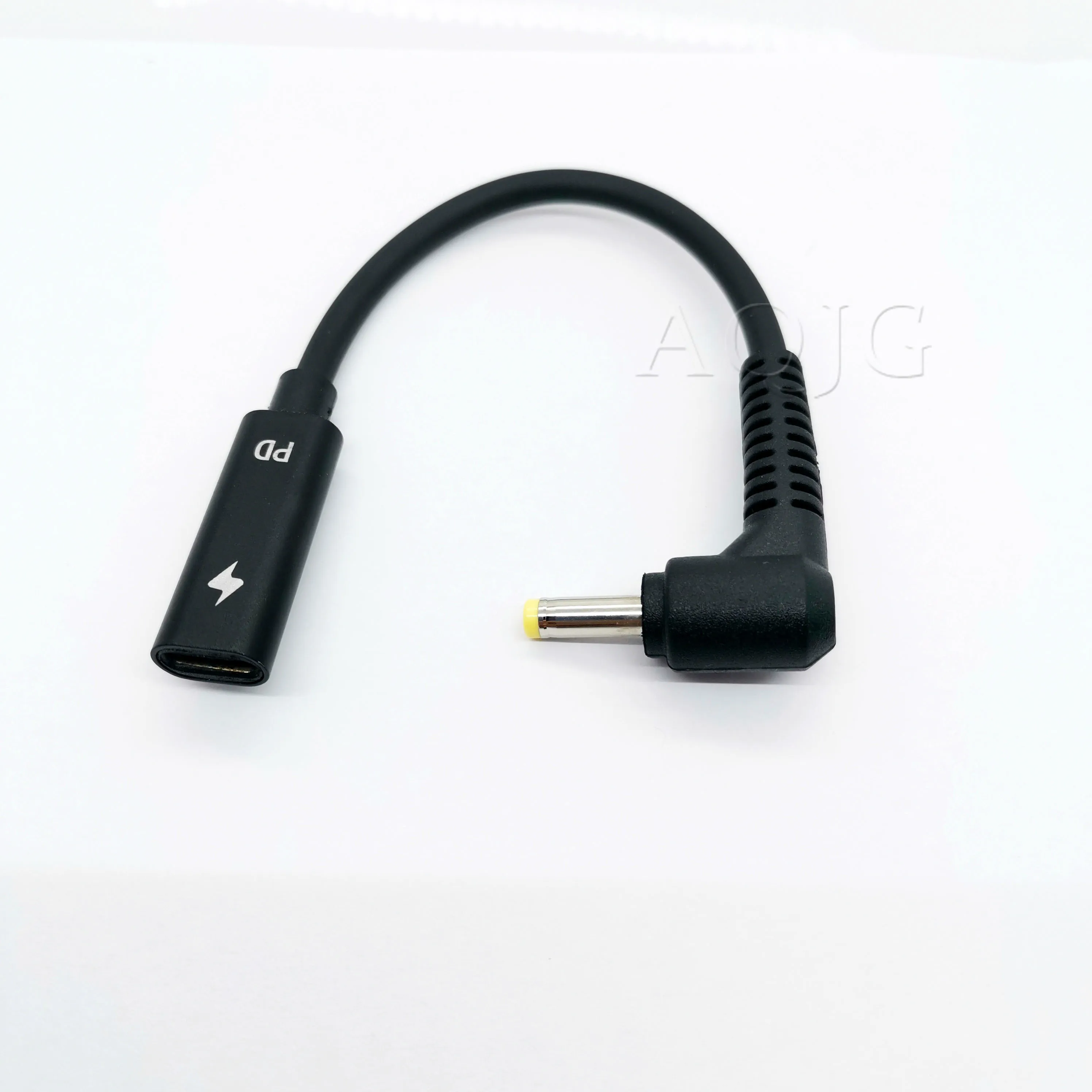 Эмулятор питания 90 градусов постоянный ток 20 в 4 0 1 7 мм штекер на USB 3 Тип C Женский