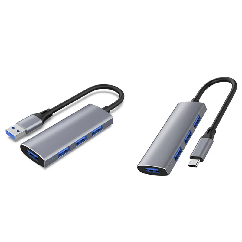 

4-in-1 Portable USB 3.0+3X USB 2.0 Docking Station Hub Splitter Multiport Adapter