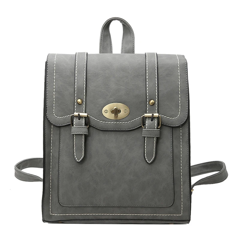 Женский рюкзак кожаные сумки через плечо ретро рюкзаки из искусственной кожи