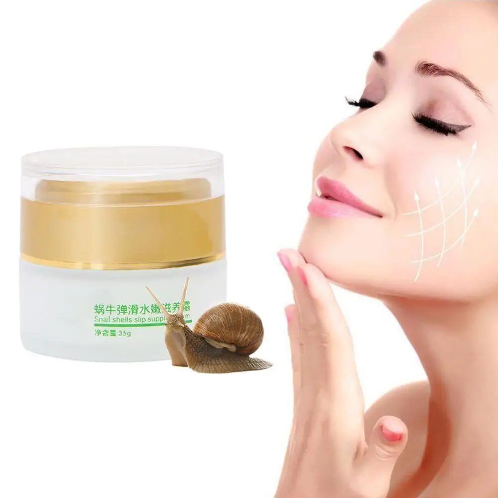 Золото лицо улитки крем день крема для век увлажняющий отбеливающий лица против
