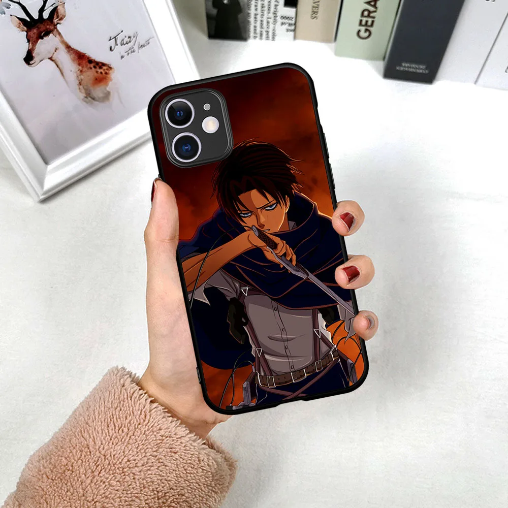

Hot Japan Anime Attack On Titan soft Phone Case For iPhone 11 12 Pro Max 8 7 6 6S Plus XR X XS Max 5 5S SE 2020 Cover Shell