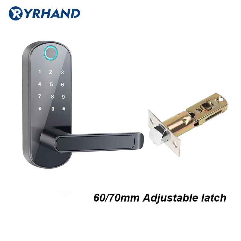 TTlock приложение отпечатков пальцев Умный Замок, wifi приложение Водонепроницаемая Кнопка pincode клавиатура электронный дверной замок, биометрический замок дистанционного управления
