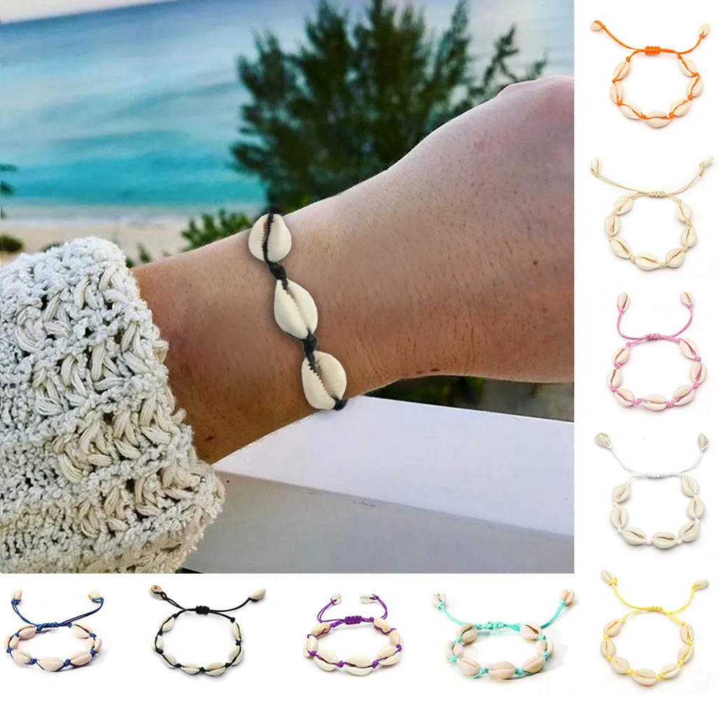 Летний Пляжный чокер для женщин ракушка браслеты ожерелье особый дизайн