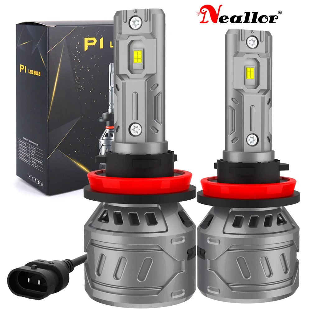 

Neallor Car Headlight H4 Hi/Lo Beam LED H7 H8 H9 H11 H13 9005 9006 HB3 HB4 120W 18000lm 6500K Auto Headlamp Fog Light Bulbs