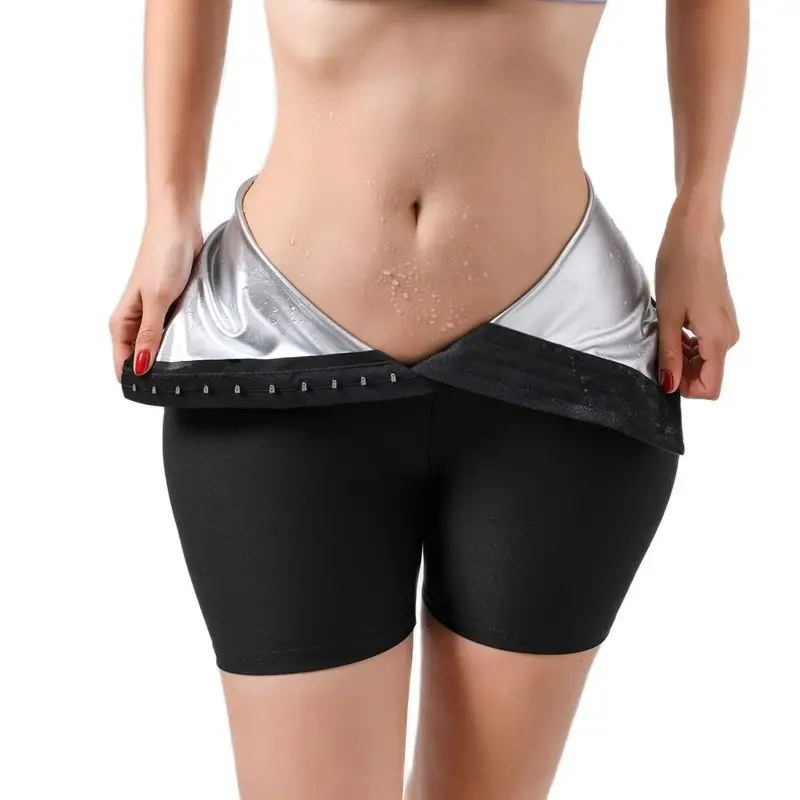 Body Shaper Pants Women's Sauna Leggings Compression High Waist Tummy Control Pants Workout Suits Thermo Sweat Capris Shaper spanxs