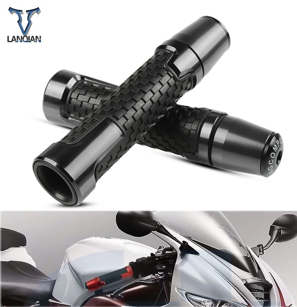 7/8 ''противоскользящие ручки для мотоцикла с рукояткой ЧПУ 22 мм yamaha fz6n aprilia rs 50