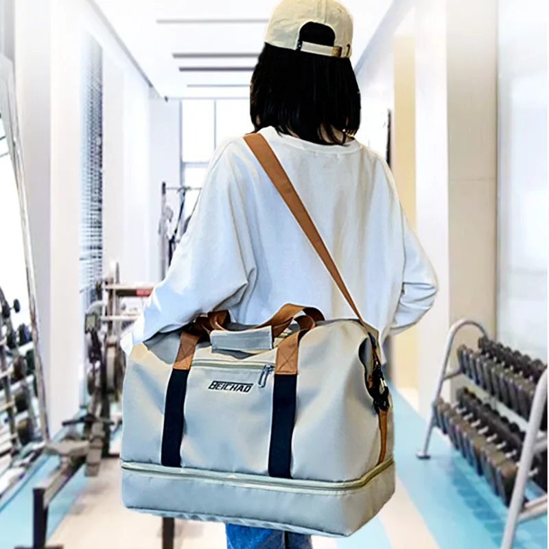 Спортивная сумка на плечо для мужчин и женщин Большая водонепроницаемая