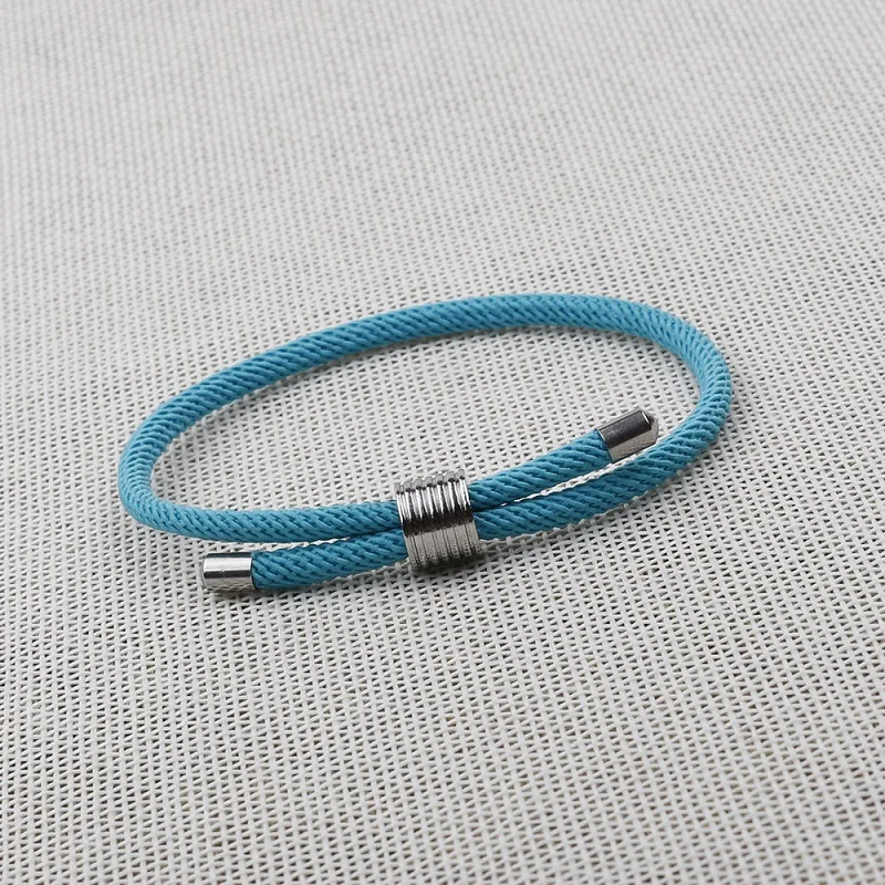 Модные Милана веревки цепи Многослойные браслеты для выживания мужские