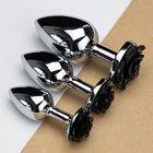 Женское устройство для мастурбации, металлическая Анальная пробка для заднего двора металлический, устройство для мастурбации, 3 цвета на выбор