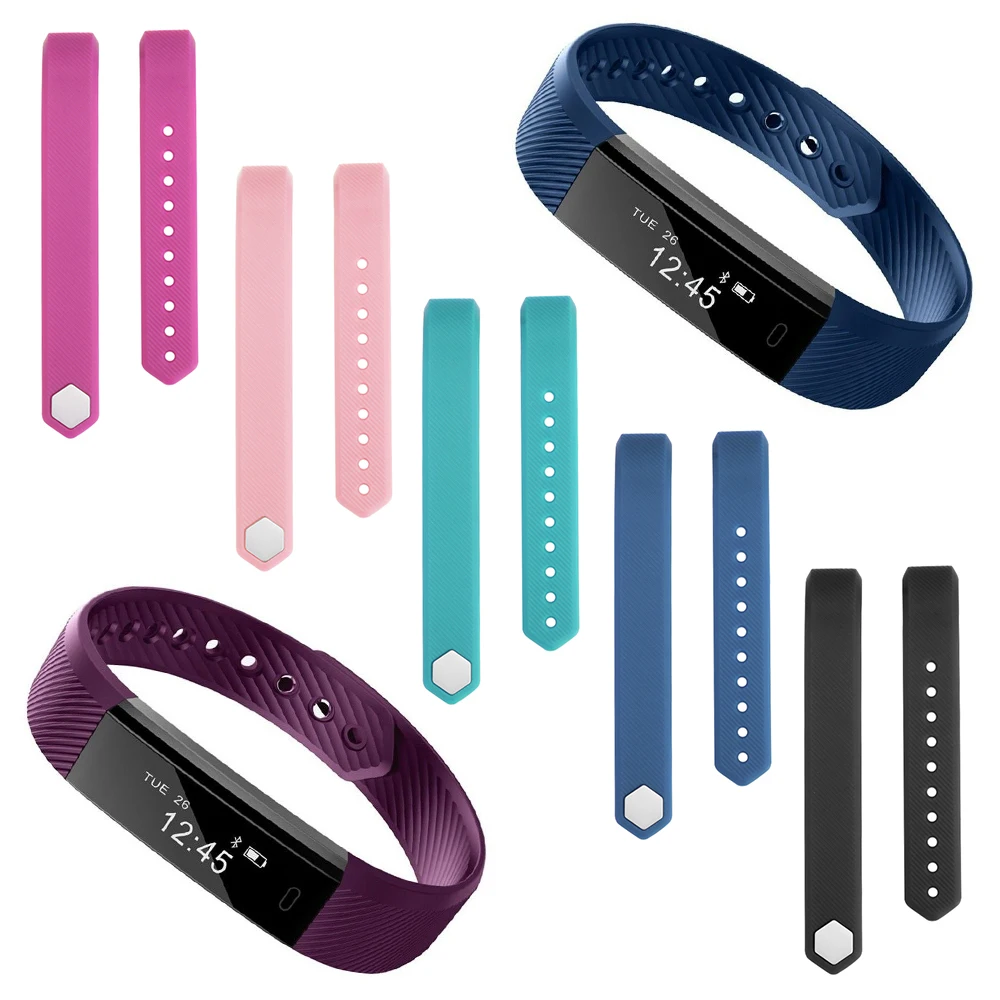 For Veryfit ID115 Adjustable watch Wristband Soft Silicone Replacement Smart Bracelet Wrist Strap Classic Sports Waterproof | Электроника